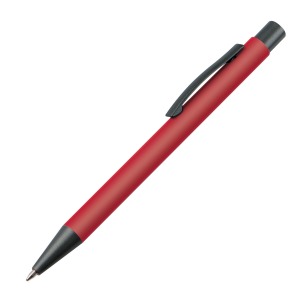 Stylo en plastique publicitaire avec clip en métal