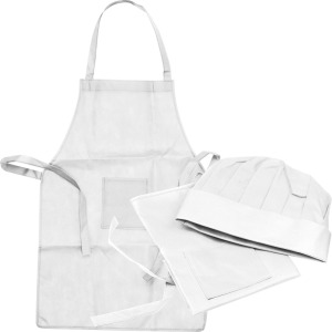 Set de cuisine pour enfants non tissé tablier casquette promotionnelle