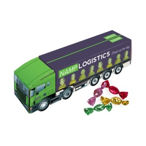 Caramelle metalliche a forma di camion