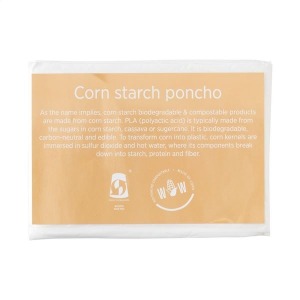 Corn Poncho avec logo veste de pluie