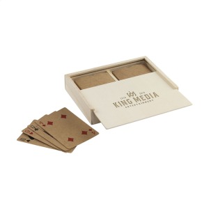 Recycled Playing Cards Double jeu de cartes personnalisable