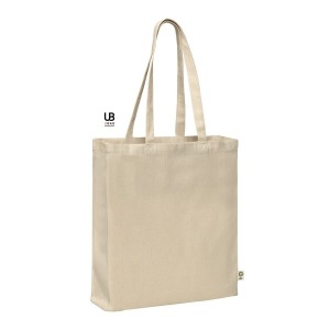 Tote bag publicitaire 220g/m² coton bio avec soufflets