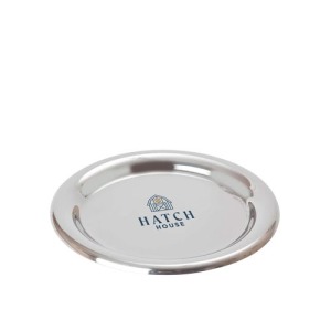 Plateau en acier inoxydable Ø14cm