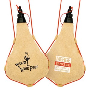 Peau de vin en cuir 1 litre