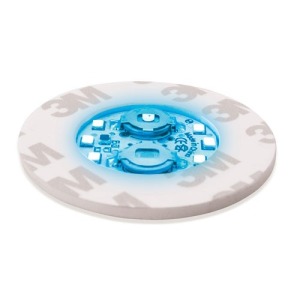 Dessous de verre personnalisable autocollant lumineux 4 couleurs