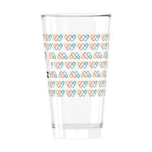 Verre à bière personnalisé Shaker 37cl - Quadrichomie