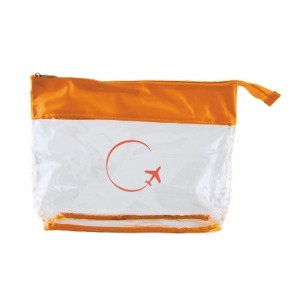 Trousse de toilette transparente