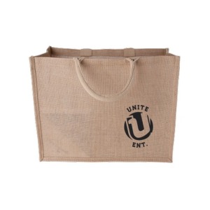 Sac personnalisable shopping en jute