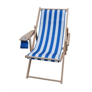 Transat confort avec accoudoirs boisson