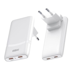 Chargeur secteur 65W universel personnalisé - EU/US/UK/AUS