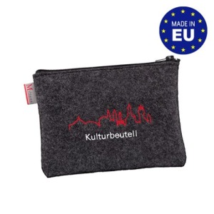 Trousse personnalisable de voyage en feutrine