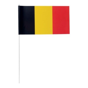 Petit drapeau avec logo Belgique
