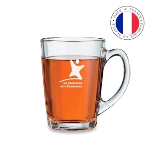 Mug en verre personnalisable classique 32cl