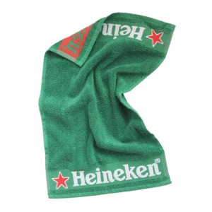 Asciugamano sportivo con logo jacquard personalizzato in Pantone 50x100 cm