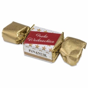 Mini savon personnalisé - Cannelle-orange, sous papier doré - Deluxe Gold