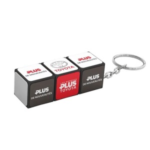 Rubik's cube porte clé 3 blocks