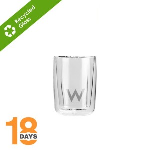 Verre à boire à double paroi, 80 ml