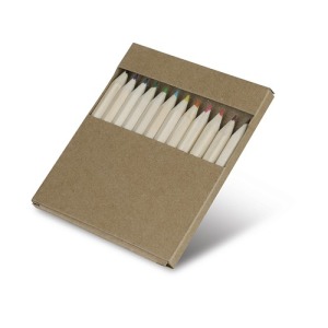 Paquet 12 crayons en bois de couleur