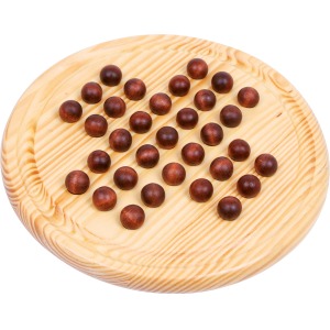 Boule solitaire en bois, 21,5x21,5x2,5cm