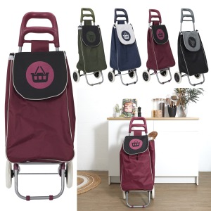 chariot publicitaire shopping 2 roues picto, 4-fois assorti