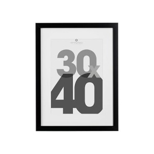 cadre photo personnalisable nr eva 30x40 dis, noir