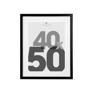 cadre photo personnalisé nr eva 40x50 dis, noir