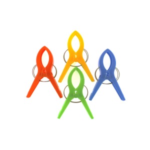 Pinces à linge promotionnelles grande plage serviette plastique 4