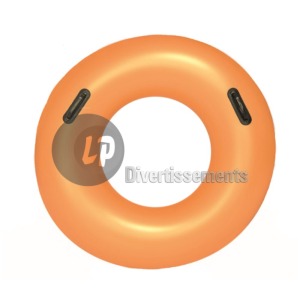 Bouée gonflable personnalisable géante avec poignées OR 91cm