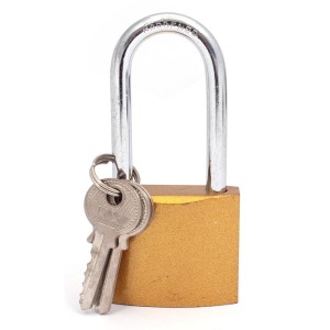 Cadenas publicitaire en fonte 30 mm, mousqueton long