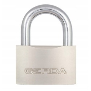 Cadenas personnalisable renforcé 50mm laiton gerda 3 clés