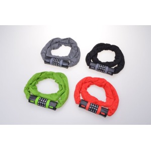 Chaîne antivol publicitaire à combinaison 4 anneaux 90/5