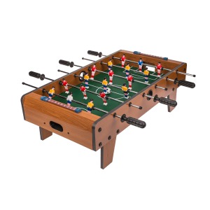 Jeu de baby-foot avec logo en bois avec pieds, baby-foot,