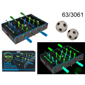 Baby-foot personnalisé qui brille dans le noir