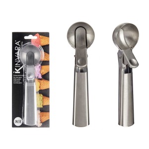 cuillère à glace e personnalisée en acier