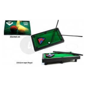 mini billard personnalisé floqué 21x12cm