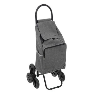 chariot publicitaire 6roues metal gris nomade, gris