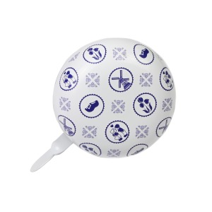 Sonnette de vélo publicitaire Ding Dong 80 mm bleu hollande