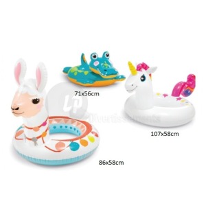 Bouée gonflable publicitaire animal MIX boîte carton