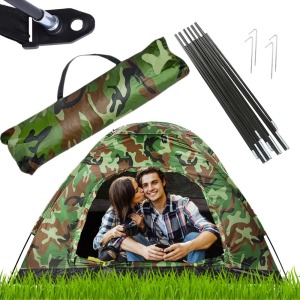 Tente de camping personnalisable touristique moustiquaire camoufla