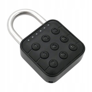 Cadenas personnalisable électronique 45 mm avec bloc de verrouilla