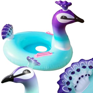 Une petite bouée paon gonflable pour enfant