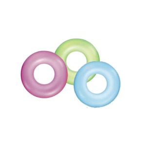 Bouée gonflable personnalisée fluo givrée MIX 76cm