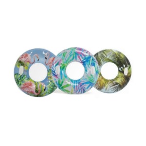 Bouée gonflable personnalisée décorée avec poignées MIX 96cm