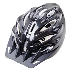 Casque de vélo personnalisable avec visière amovible noir