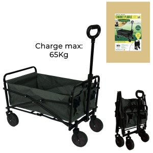chariot publicitaire pliable 72x46x92cm max 65kg