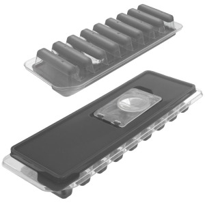 Moule à glaçons e personnalisable en silicone avec couvercle 26,5x9,