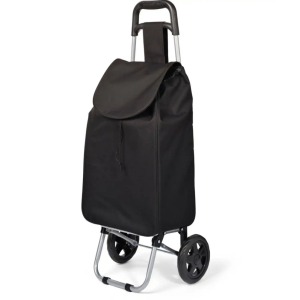 Chariot de courses personnalisable - 32L - noir