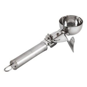 Cuillère à glace e avec logo en acier inoxydable 5 cm