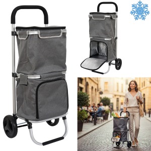 chariot publicitaire aluminium fraicheur 2 compartiments