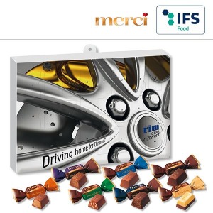 Calendrier de l'avent avec logo Premium cadeau avec merci Petits